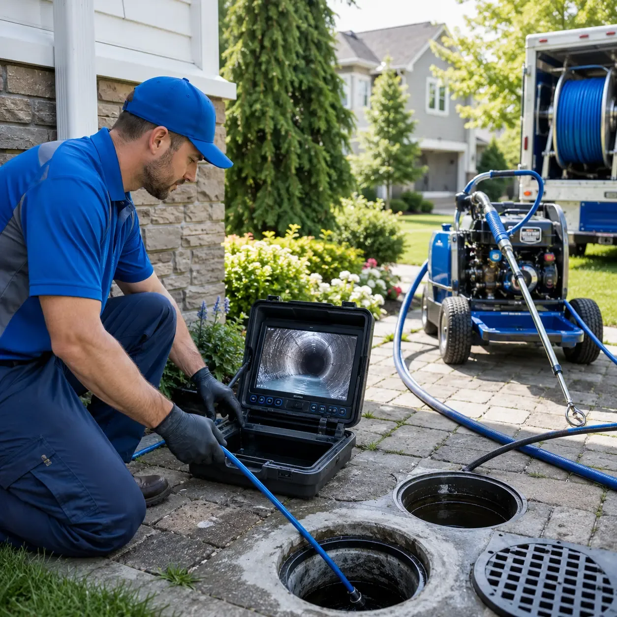 Outdoor drain cleaning professionals serving Carrollton, KY